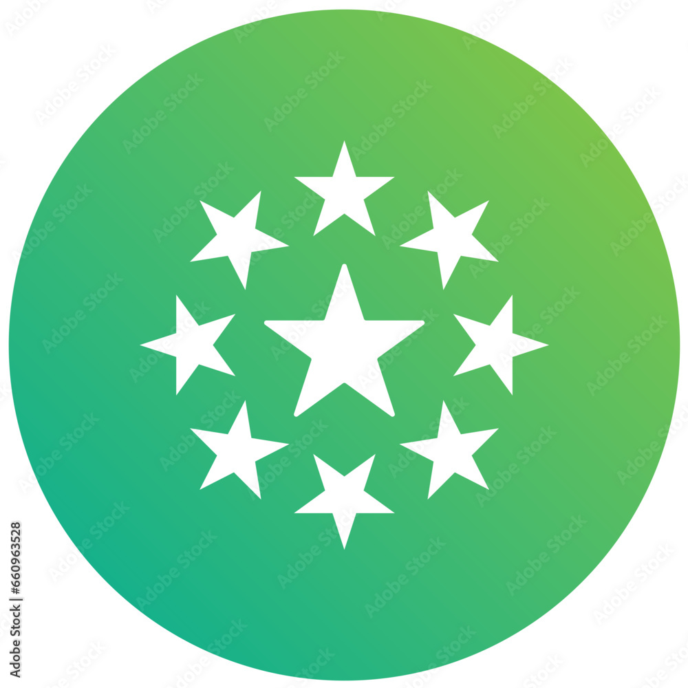 Obraz premium Star Vector Icon Design Illustration