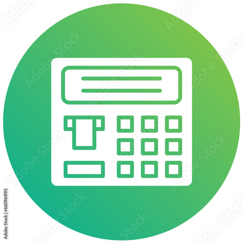 Atm machine Vector Icon Design Illustration