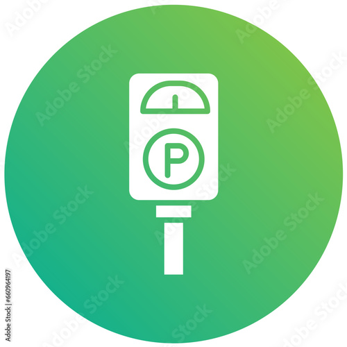 Parking meter Vector Icon Design Illustration