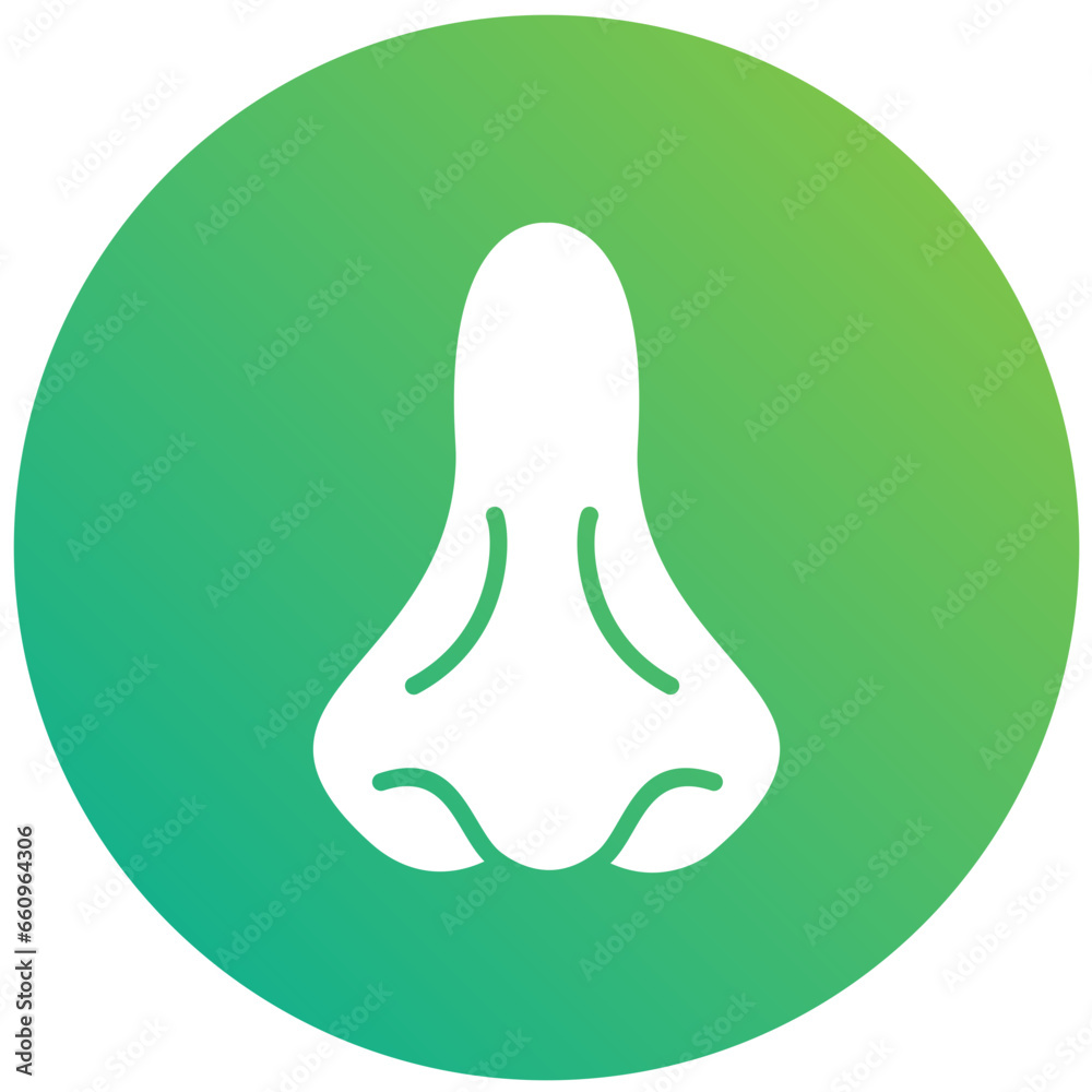 Nose Vector Icon Design Illustration Nose Vector Icon Design Illustration