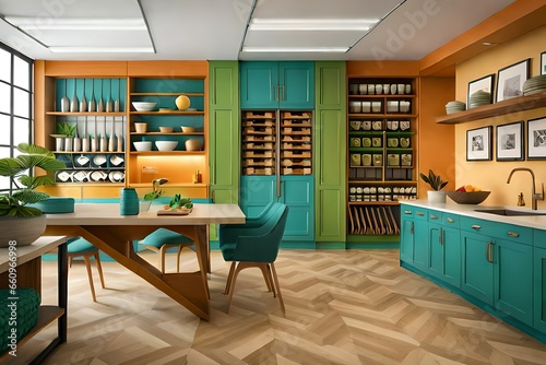 interior of a modern kitchen © sehar