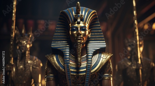 Amun - The egyptian god of creation.generative ai 