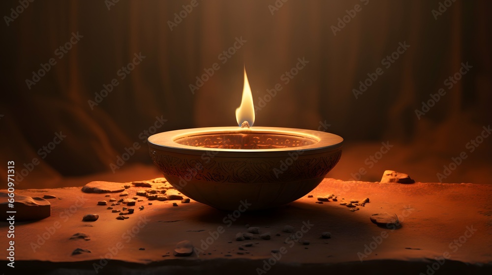 Diwali lights celebration background, hindu festival, india, diya lamp