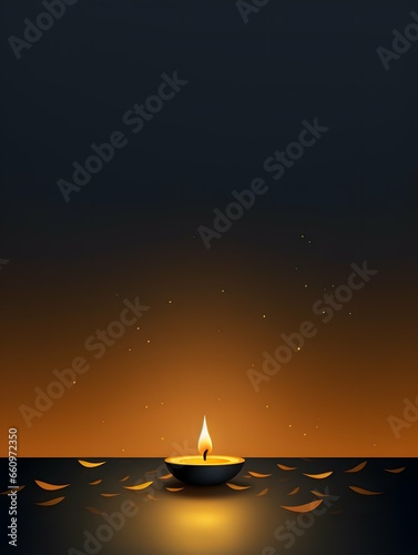 Diwali lights celebration background, hindu festival, india, diya lamp