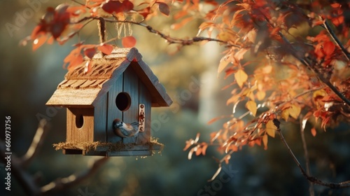 bird house on a branch   © AB malik