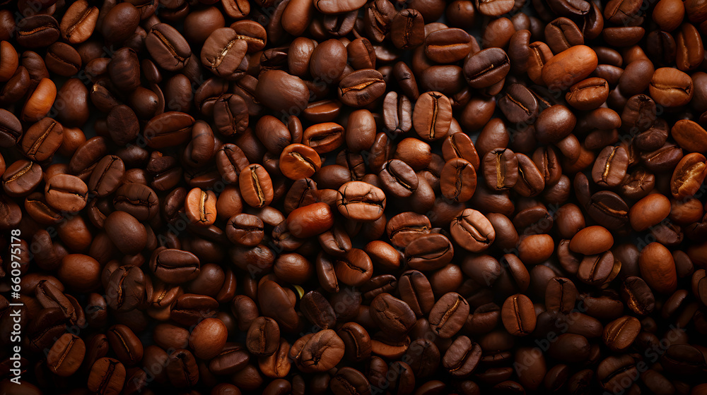 Fototapeta premium Coffee beans background.