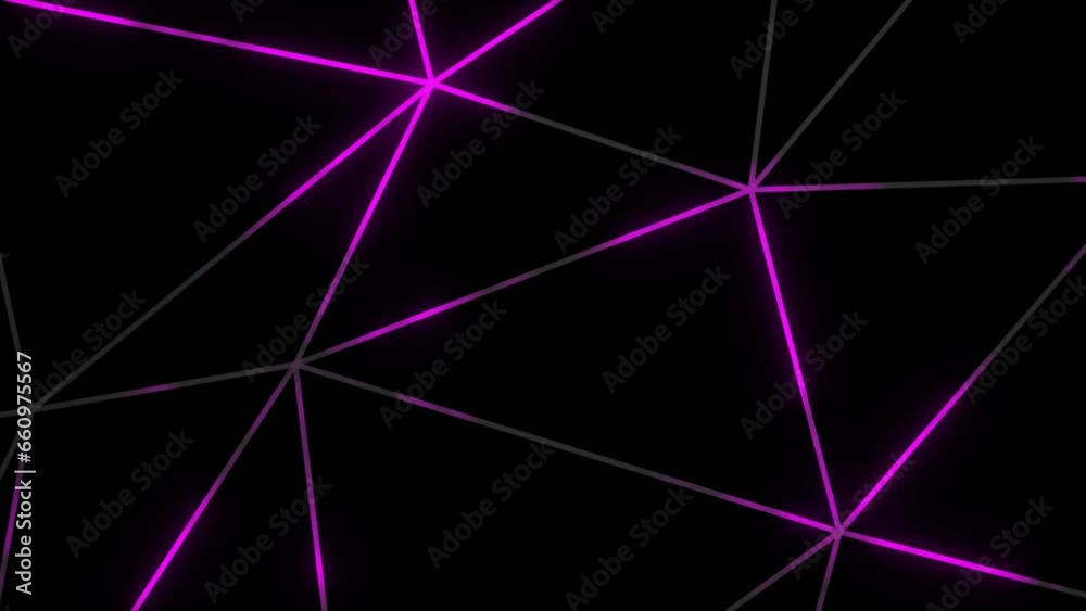 Pink glowing polygonal random shapes design on black background. Connecting Network lines background Pink glowing polygonal random shapes design on black background. Connecting Network lines background