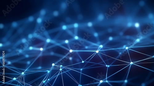 Abstract, abstract background, cloud computing, communication, data, blue background, connecting Dots, connection, connection background, Data