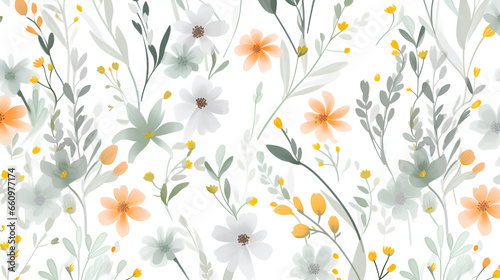 seamless floral pattern | generative ai