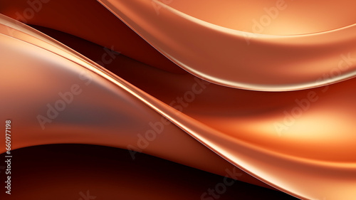 metallic curve layer. gradient abstract background.