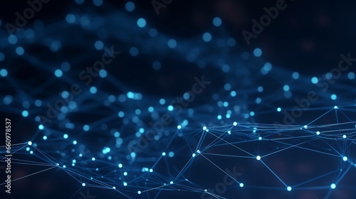 Abstract, abstract background, cloud computing, communication, data, blue background, connecting Dots, connection, connection background, Data