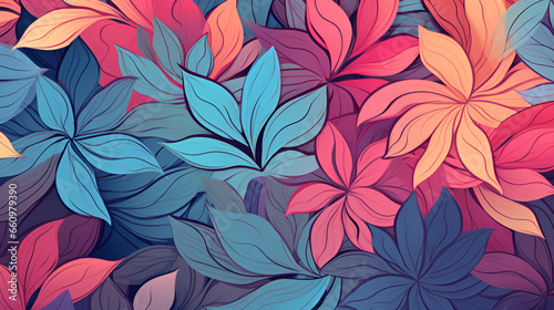 seamless floral pattern | generative ai