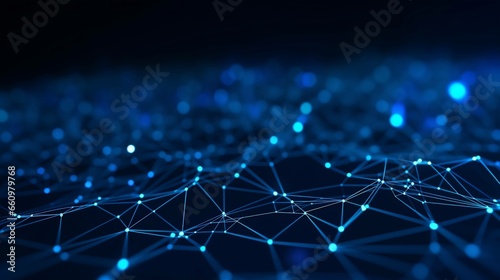 Abstract, abstract background, cloud computing, communication, data, blue background, connecting Dots, connection, connection background, Data photo