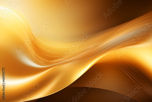 Abstract golden background created with generative AI © Pivot_Design