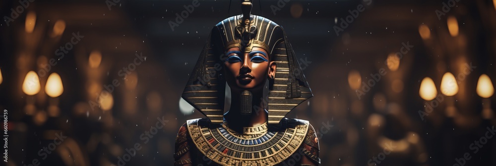 Amun - The egyptian god of creation.generative ai
 - obrazy, fototapety, plakaty 