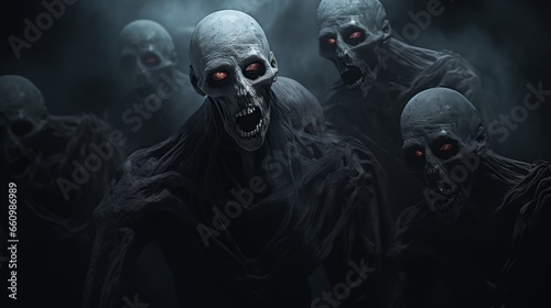 Terrifying Ghouls.generative ai 