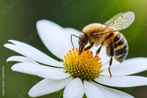 bee on flower © mijanulhoque
