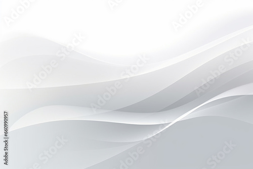 Abstract white and grey background created with generative AI