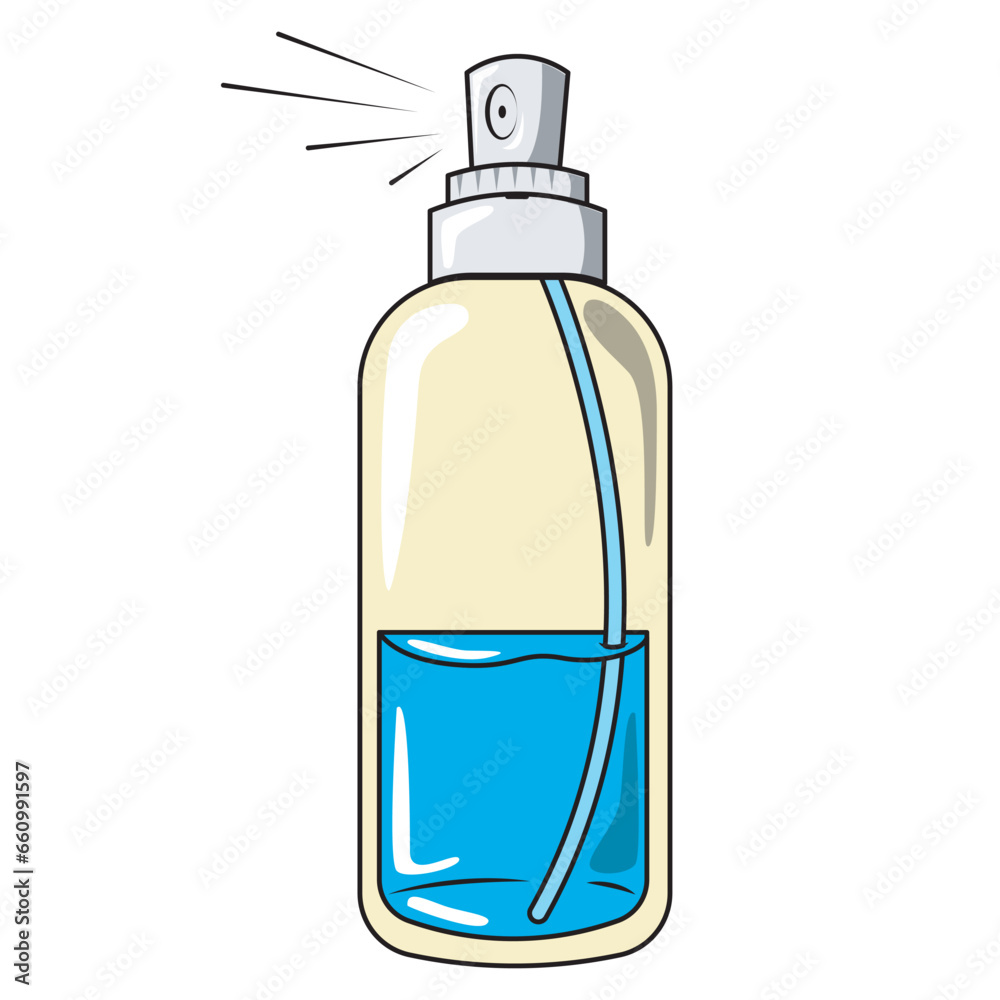 vector hand drawn style spray bottle vector hand drawn style spray bottle