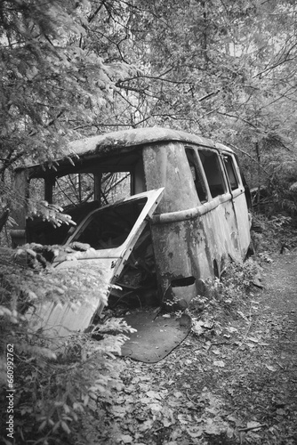 Old Bulli on a Swedish car graveyard