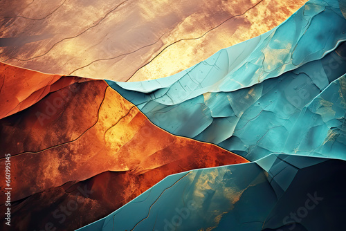 Abstract retro acrylic waves texture background