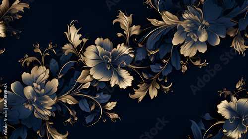 background with flowers | generative ai