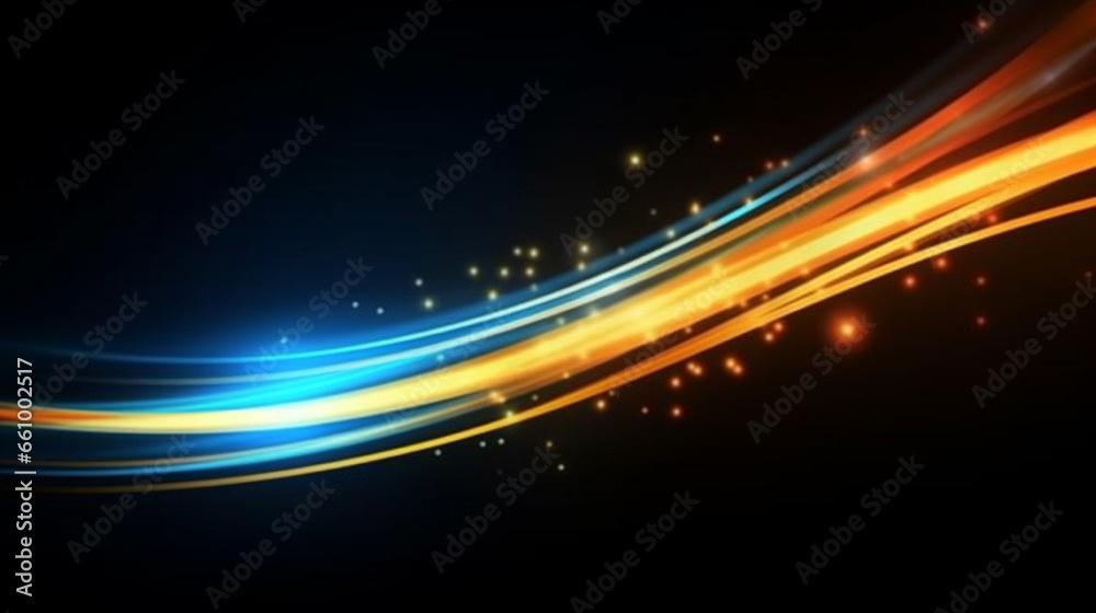 Obraz premium Modern abstract high-speed motion effect. Futuristic dynamic motion technology