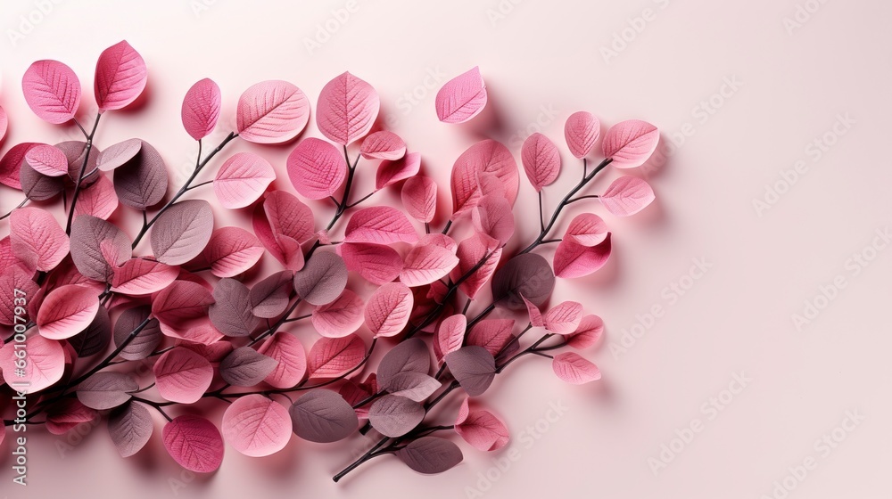 Pink watercolor leaves background , Background Image,Desktop Wallpaper Backgrounds, HD