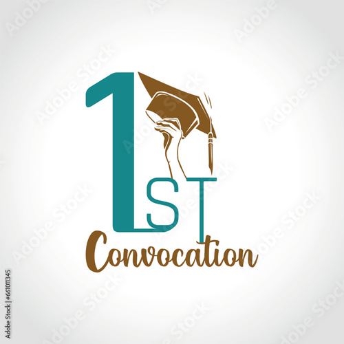 1st Convocation Logo for University or College