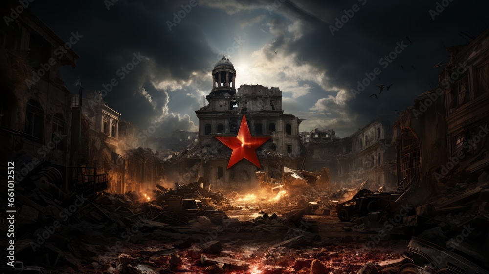 Best representation of communism - obrazy, fototapety, plakaty 