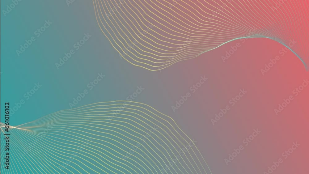 Modern parallel lines abstract shape with wavy pattern minimal background