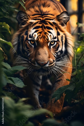 Portrait of a tiger Generative AI