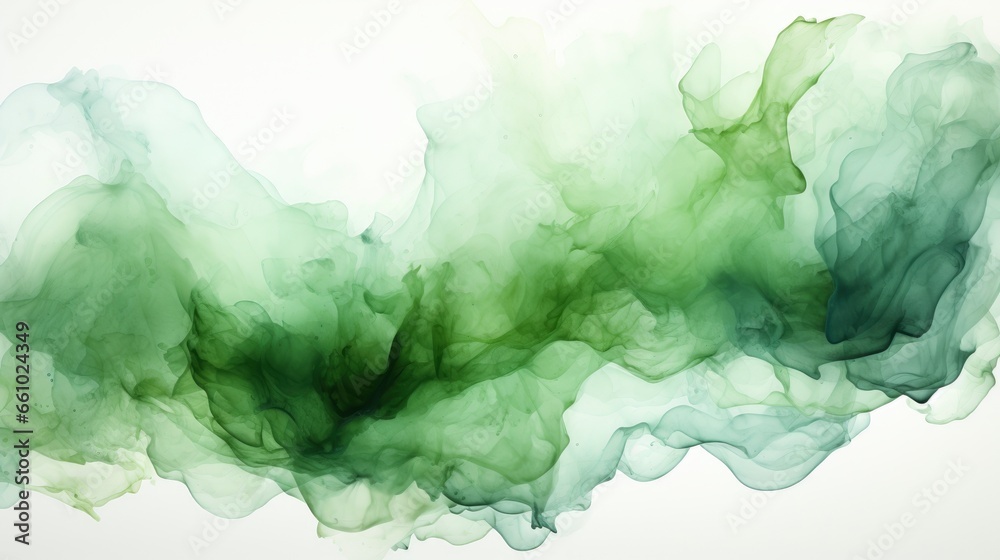 Watercolor green and white background , Background Image,Desktop Wallpaper Backgrounds, HD