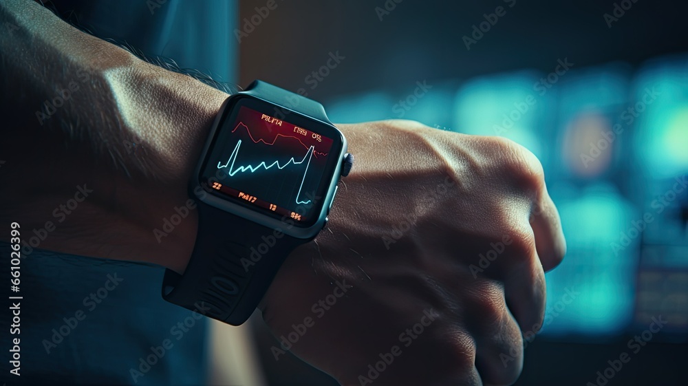 a fitness enthusiast wearing an ECG Circuit Diagram