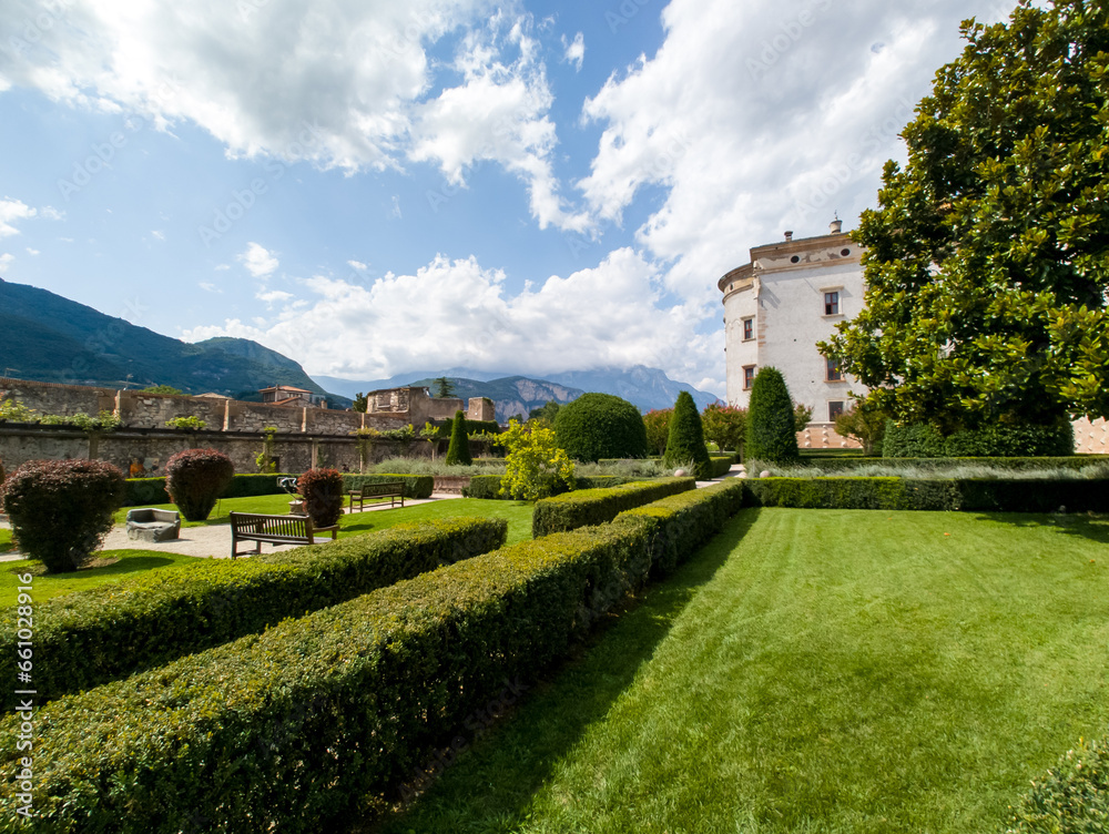 Castello del Buonconsiglio in Trento, Italy. Castello del Buonconsiglio in Trento, Italy.