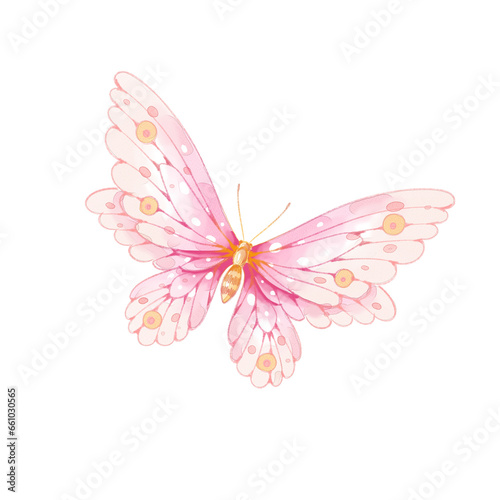 watercolor butterfly illustration isolated png transparent background.