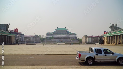 Pyongyang, North Korea, view of Kim Il-sung Square