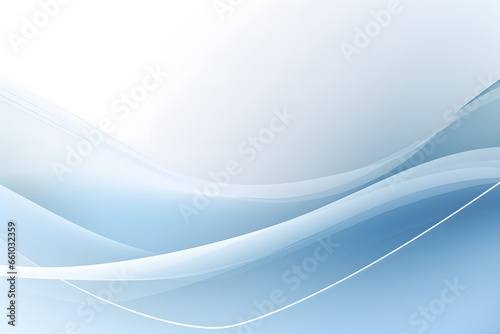 Soft blue waves flow gracefully against a gentle gradient background