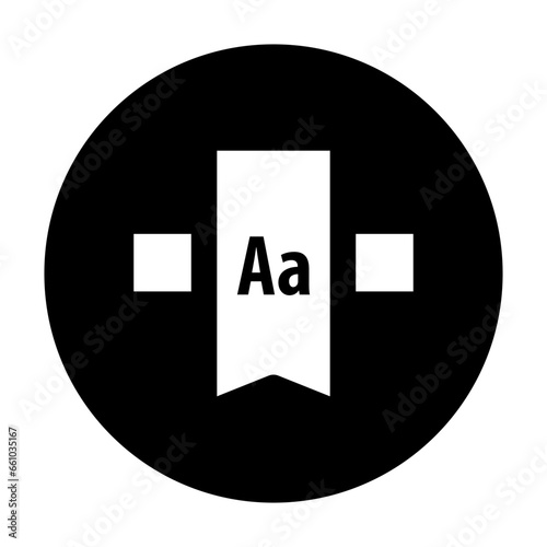 bookmark icon flat style