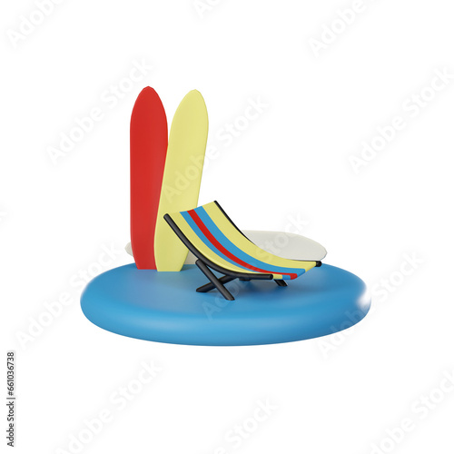 3D summer icons can be used in various digital and design contexts. They might appear as part of mobile app icons, website graphics, or in marketing materials for summer-related products or events