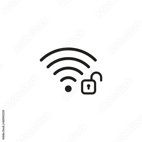 Internet Wifi Line Icon