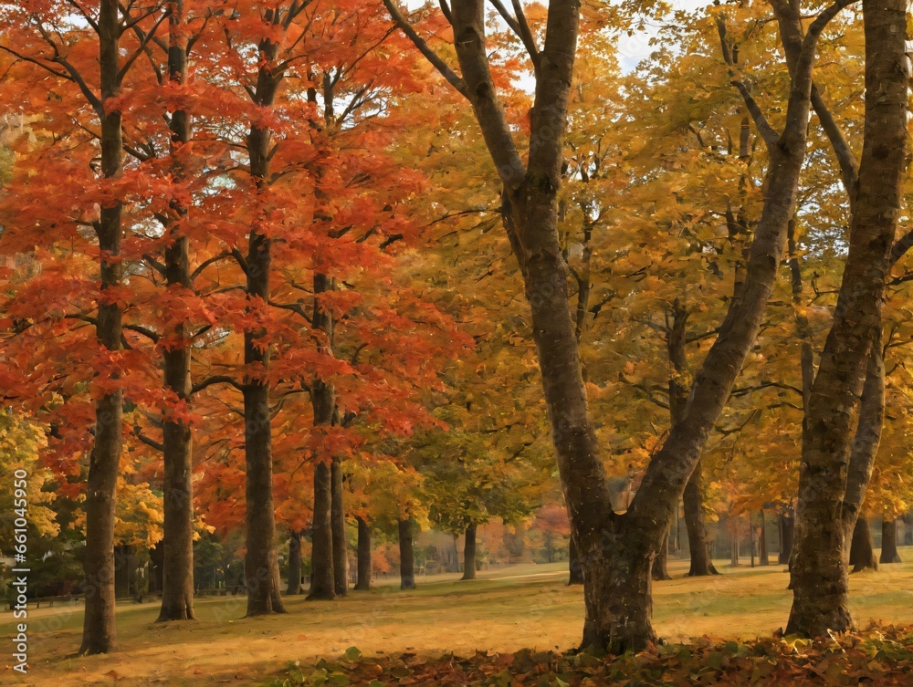 Fototapeta premium A Group Of Trees