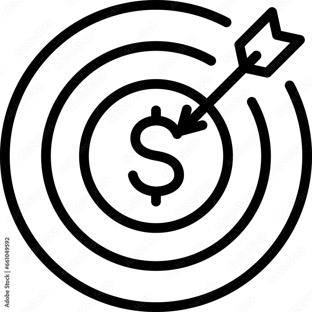Target Outline Icon Target Outline Icon