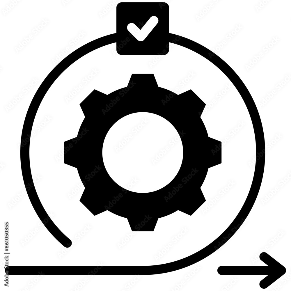 Agile Glyph Icon