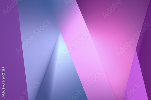 Abstract geometry iridescent holographic neon, colorful background 3d render. Gradient design element for backgrounds, banners, wallpapers, posters and covers.
