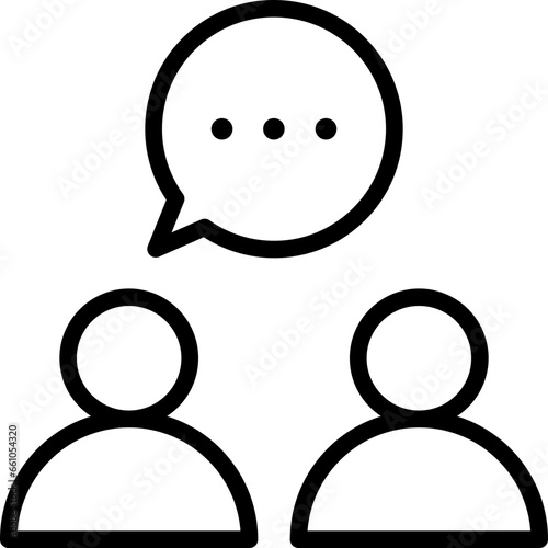 Chat Outline Icon