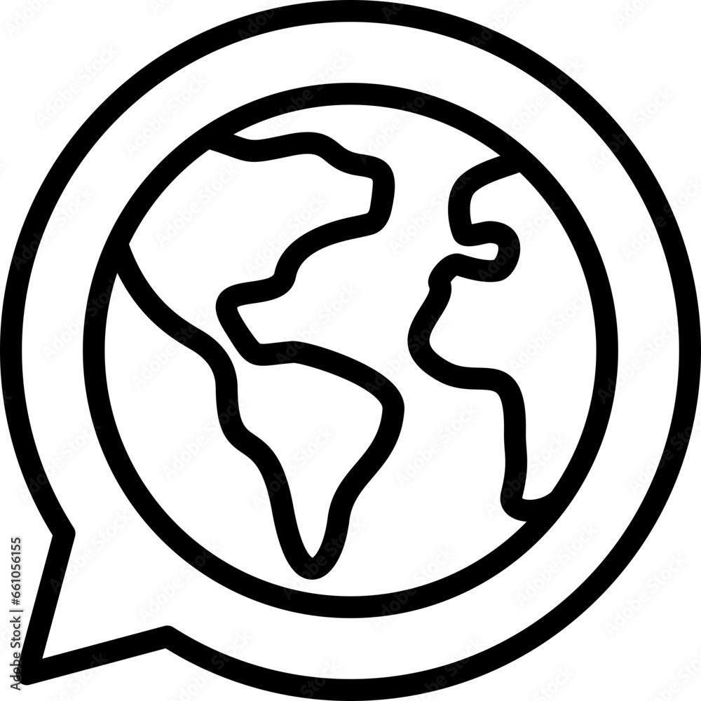 Chat Outline Icon Chat Outline Icon
