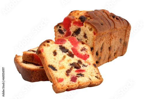 Cake aux fruits / Transparent background