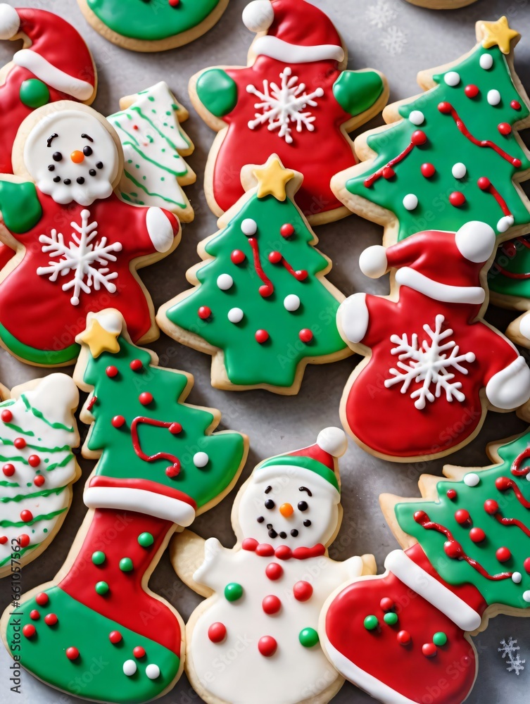 Photo Of Christmas Frosted Christmas Cookies