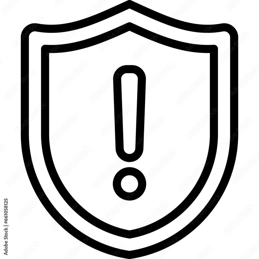 Warning Outline Icon Warning Outline Icon